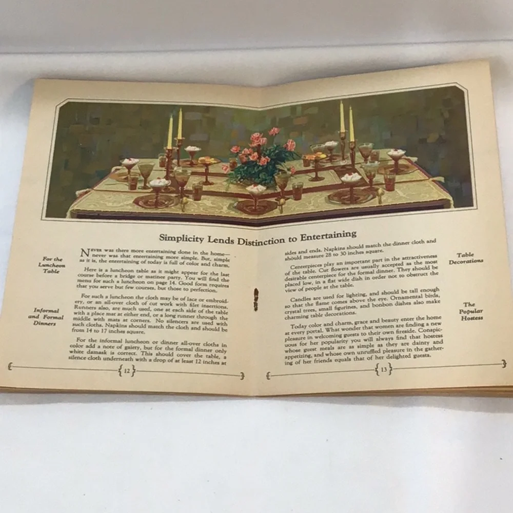 Antique 1923 Junket brand recipe booklet